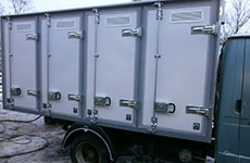 Хлебный фургон, вместимостью 96 лотков (4-х дверный) на базе шасси автомобиля ГАЗ 3302