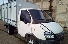 4-х дверный изотермический хлебный фургон на 96 лотков, на шасси автомобиля ГАЗ 3302