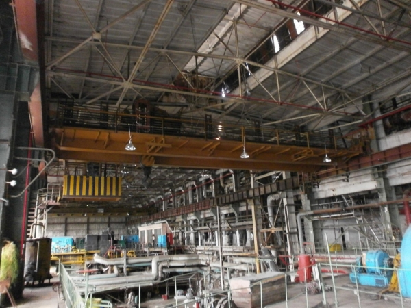 Overhaul repair of overhead traveling crane; load capacity 35/5.