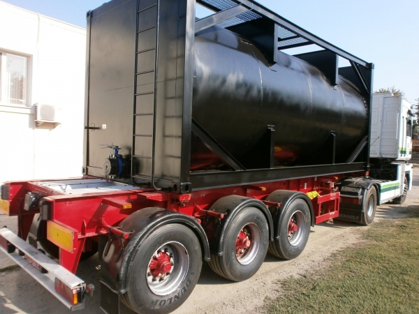 Танк контейнер для перевозки патоки, объёмом 24 м³