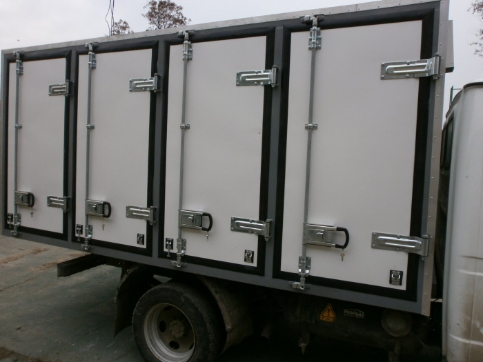 heat-insulated Bakery Delivery Van Box Body produced