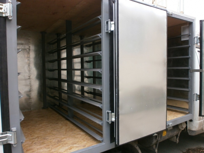 heat-insulated Bakery Delivery Van Box Body produced