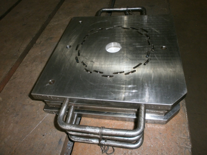 Press mold for fabrication of industrial rubber articles has been manufactured and delivered to the client