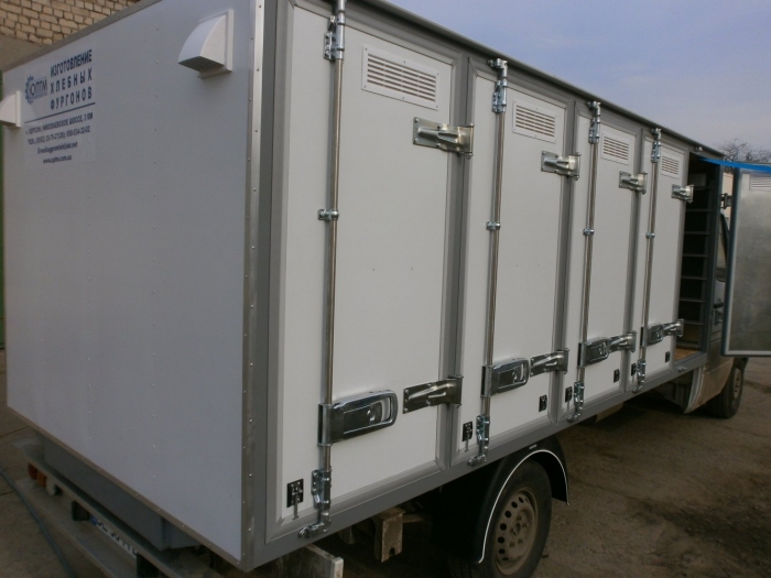 5-ти дверный изотермический хлебный фургон на 120 лотков