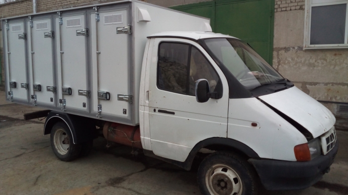 Изготовлен очередной 4-х дверный хлебный фургон вместимостью 96 лотков, на базе автошасси ГАЗ 3302