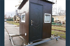 Mobile module (metal) «Lodge» for accommodation of protection or staff