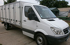 New modified arrangement of 5-door insulated Bakery Delivery Van based on Mercedes Sprinter 313 light truck frame