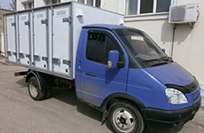 4-х дверный изотермический хлебный фургон на 96 лотков на автошасси ГАЗ 3302