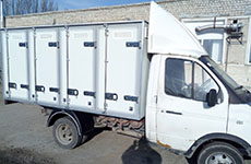Партия 4-х дверных изотермических хлебных фургонов на 96 лотков на автошасси ГАЗ-3302