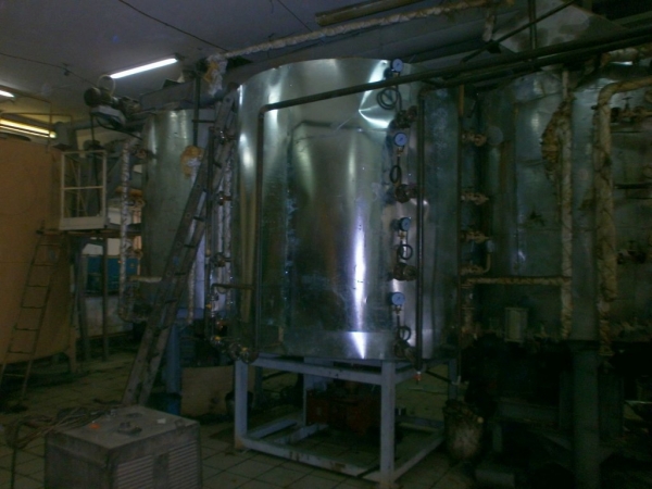 Four-pan oilseed roaster with capacity of 40 tpd